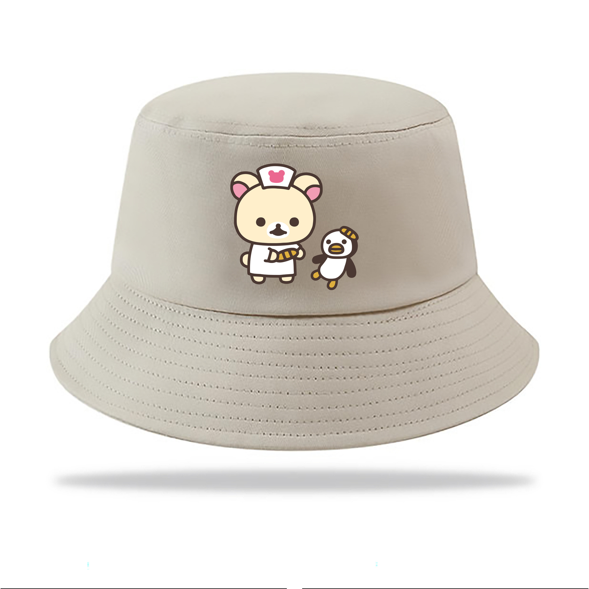 （画像用） リラックマ リラックマ キイロイトリ Rilakkuma Korilakkuma Kiiroitori アウトドア日除けバケットハット